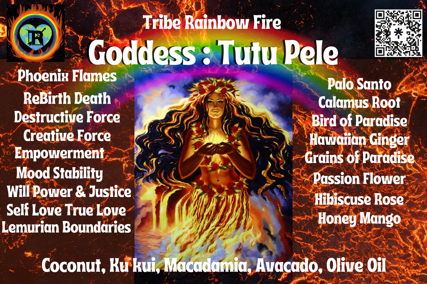 Goddess TuTu Pele Oil 1oz